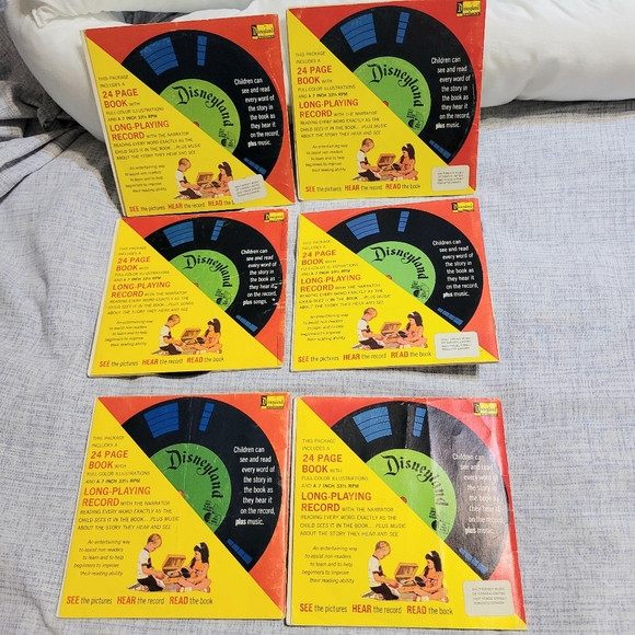 Vintage DISNEY Book And Vinyl Record Collection 1960s & 1970s - Picture 2 of 4